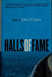 Cover of: Halls of fame by John D'Agata