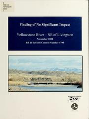 Cover of: Finding of no significant impact: Yellowstone River-NE of Livingston