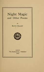 Cover of: Night magic: and other poems