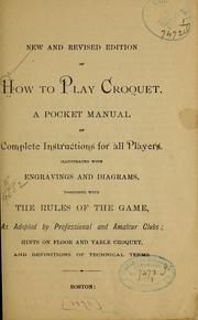 How to play croquet