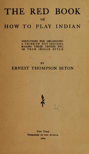 Cover of: The red book by Ernest Thompson Seton