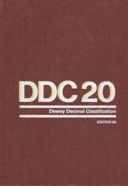 Cover of: Dewey decimal classification and relative index by Melvil Dewey