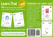 Learn Thai 44 Thai Consonant Cards by Lanna Innovation Co., Ltd