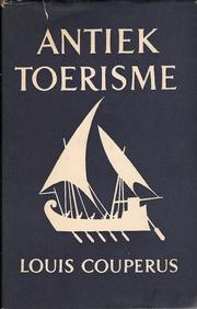 Cover of: Antiek toerisme: roman uit Oud-Egypte