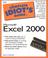 Cover of: The complete idiot's guide to Microsoft Excel 2000