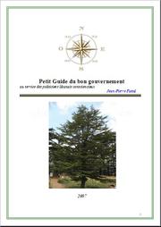 Petit Guide du Bon Gouvernement. by Jean-Pierre Fattal