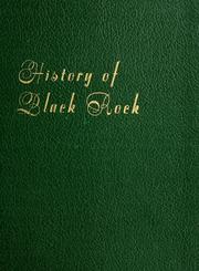 Cover of: History of Black Rock, 1644-1955