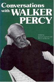 Conversations with Walker Percy by Walker Percy