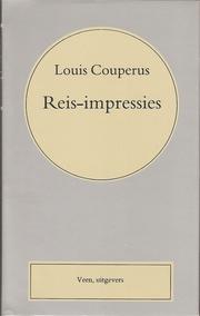 Cover of: Reis-impressies by Louis Couperus