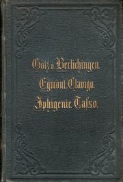 Cover of: Goethe´s Schauspiele