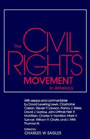 Cover of: The Civil rights movement in America: essays
