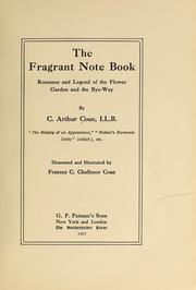 Cover of: The fragrant note book by Clarence Arthur Coan