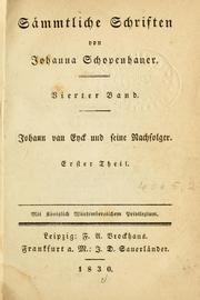 Cover of: Sämmtliche Schriften: Johann van Eyck und seine Nachfolger