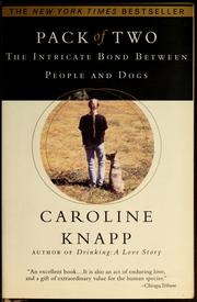 Cover of: Pack of two by Caroline Knapp