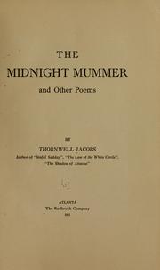 Cover of: The midnight mummer: and other poems