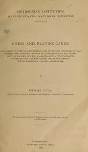 Cover of: Chess and playing cards.
