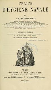 Cover of: Traité d'hygiène navale