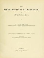 Cover of: Die mikroskopische Pflanzenwelt des Süsswassers