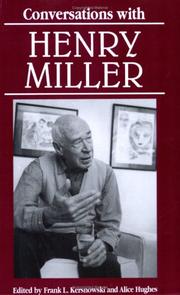 Cover of: Conversations with Henry Miller | Henry Miller