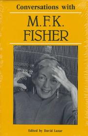 Cover of: Conversations With M. F. K. Fisher (Literary Conversations Series)