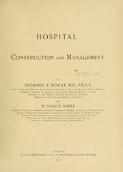 Cover of: Hospital construction and management