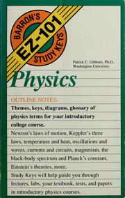 Cover of: Physics by Patrick C. Gibbons