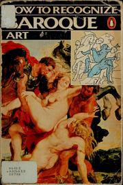 Cover of: How to recognize Baroque art