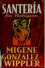 Cover of: Santería by Migene González-Wippler