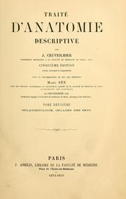 Cover of: Traite d'anatomie descriptive