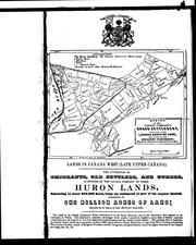 Cover of: Lands in Canada West, late Upper Canada