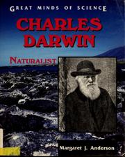 Cover of: Charles Darwin, naturalist by Margaret Jean Anderson