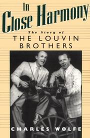 Cover of: In close harmony: the story of the Louvin Brothers
