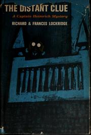 Cover of: The distant clue by Richard Lockridge