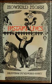 Cover of: Instant lives. by Howard Moss