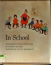 Cover of: In school: learning in four languages