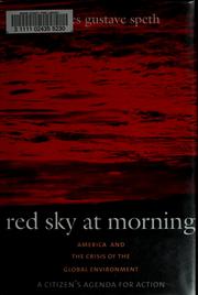 Cover of: Red sky at morning by James Gustave Speth