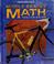 Cover of: Prentice Hall middle grades math