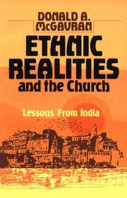 Cover of: Ethnic realities and the church by Donald Anderson McGavran