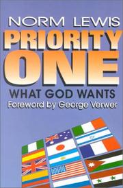 Cover of: Priority One: What God Wants / Faith Promise Why and How?