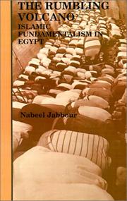 Cover of: The rumbling volcano: Islamic fundamentalism in Egypt