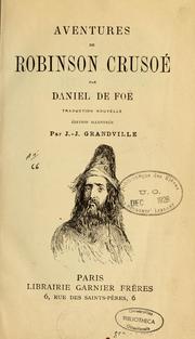 Cover of: Aventures de Robinson Crusoe by Daniel Defoe