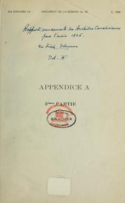 Cover of: Généalogie des familles acadiennes: avec documents : rapport concernant les archives canadiennes pour l'année 1905