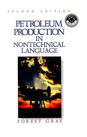Cover of: Petroleum production in nontechnical language