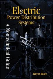 Cover of: Electric power distribution systems by H. Wayne Beaty