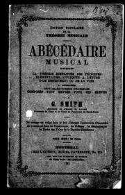 Cover of: Abécédaire musical by Gustave Smith