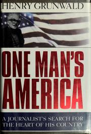 Cover of: One man's America by Henry A. Grunwald