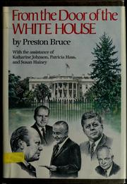 Cover of: From the door of the White House