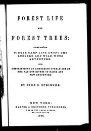 Cover of: Forest life and forest trees by John S. Springer