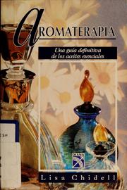 Cover of: Aromaterapia by Lisa Chidell, Lisa Chidell