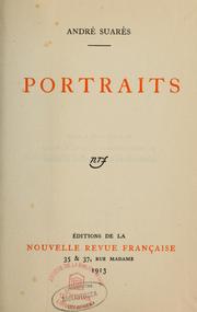 Cover of: Portraits